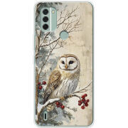 Чехол BoxFace Nokia C31 Christmas Owl