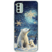 Чехол BoxFace Nokia C31 Північні ведмеді