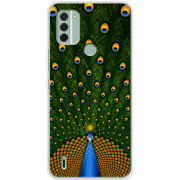Чехол BoxFace Nokia C31 Peacocks Tail