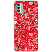 Чехол BoxFace Nokia C31 Happy Valentines