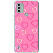 Чехол BoxFace Nokia C31 Sugar Hearts
