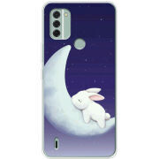 Чехол BoxFace Nokia C31 Moon Bunny