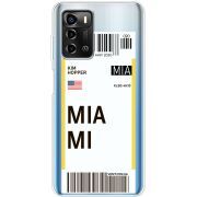 Прозрачный чехол BoxFace ZTE Blade A72 Ticket Miami