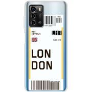 Прозрачный чехол BoxFace ZTE Blade A72 Ticket London