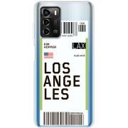 Прозрачный чехол BoxFace ZTE Blade A72 Ticket Los Angeles