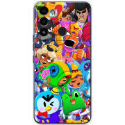 Чехол BoxFace Tecno Spark Go 2022 friends brawl stars