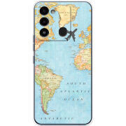 Чехол BoxFace Tecno Spark Go 2022 Карта