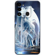 Чехол BoxFace Tecno Spark Go 2022 White Horse