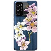 Прозрачный чехол BoxFace Tecno Spark Go 2022 Cherry Blossom