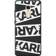 Черный чехол BoxFace Xiaomi Redmi Note 4x White Karl