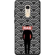 Черный чехол BoxFace Xiaomi Redmi Note 4x Man Pattern