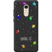Черный чехол BoxFace Xiaomi Redmi Note 4x Among Us Invisible