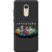 Черный чехол BoxFace Xiaomi Redmi Note 4x Among Us Impostors