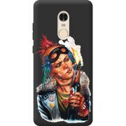 Черный чехол BoxFace Xiaomi Redmi Note 4x Tanker Girl