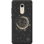 Черный чехол BoxFace Xiaomi Redmi Note 4x Moon
