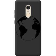 Черный чехол BoxFace Xiaomi Redmi Note 4x Earth