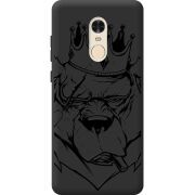 Черный чехол BoxFace Xiaomi Redmi Note 4x Bear King