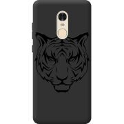 Черный чехол BoxFace Xiaomi Redmi Note 4x Tiger