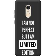 Черный чехол BoxFace Xiaomi Redmi Note 4 Limited Edition
