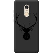Черный чехол BoxFace Xiaomi Redmi Note 4 Deer