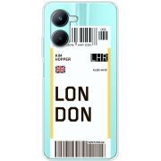 Прозрачный чехол BoxFace Realme C33 Ticket London