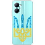 Прозрачный чехол BoxFace Realme C33 Gold Trident