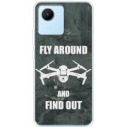 Чехол BoxFace Realme C30 Дрон Fly Around