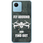 Чехол BoxFace Realme C30s Дрон Fly Around