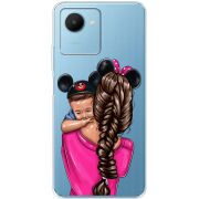 Прозрачный чехол BoxFace Realme C30s Mouse Mommy
