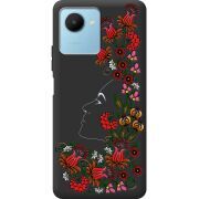 Черный чехол BoxFace Realme C30s 3D Ukrainian Muse