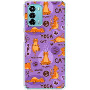 Чехол BoxFace ZTE Blade V40 Vita Yoga Cat