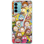 Чехол BoxFace ZTE Blade V40 Vita Rick and Morty