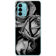 Чехол BoxFace ZTE Blade V40 Vita Black and White Roses