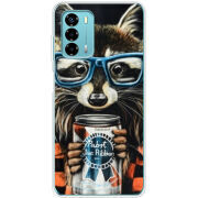 Чехол BoxFace ZTE Blade V40 Vita Енот с банкой