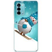 Чехол BoxFace ZTE Blade V40 Vita Skier Snowman