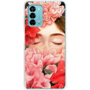 Чехол BoxFace ZTE Blade V40 Vita Girl in Flowers