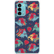 Чехол BoxFace ZTE Blade V40 Vita Flying Elephants