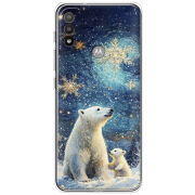 Чехол BoxFace Motorola E20 Північні ведмеді