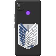 Черный чехол BoxFace Tecno POP 4 Атака Титанов Крылья Свободы