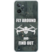 Чехол BoxFace Realme C31 Дрон Fly Around