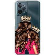 Прозрачный чехол BoxFace Realme C31 Queen and Princess
