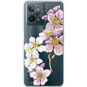 Прозрачный чехол BoxFace Realme C31 Cherry Blossom