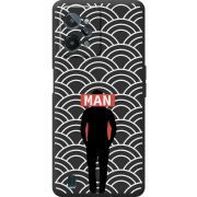 Черный чехол BoxFace Realme C31 Man Pattern