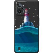 Черный чехол BoxFace Realme C31 Lighthouse