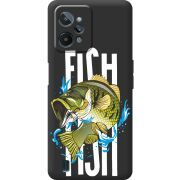 Черный чехол BoxFace Realme C31 Fish