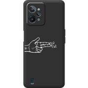 Черный чехол BoxFace Realme C31 Pew Pew