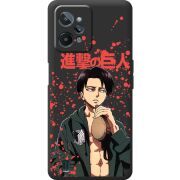 Черный чехол BoxFace Realme C31 Атака Титанов Леви