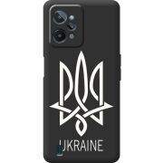 Черный чехол BoxFace Realme C31 Тризуб монограмма ukraine