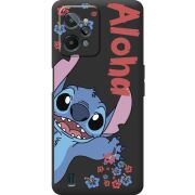 Черный чехол BoxFace Realme C31 Гавайський гість Stich