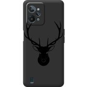 Черный чехол BoxFace Realme C31 Deer